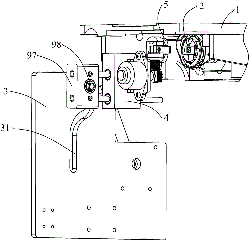 Automatic shuttle changing device and method