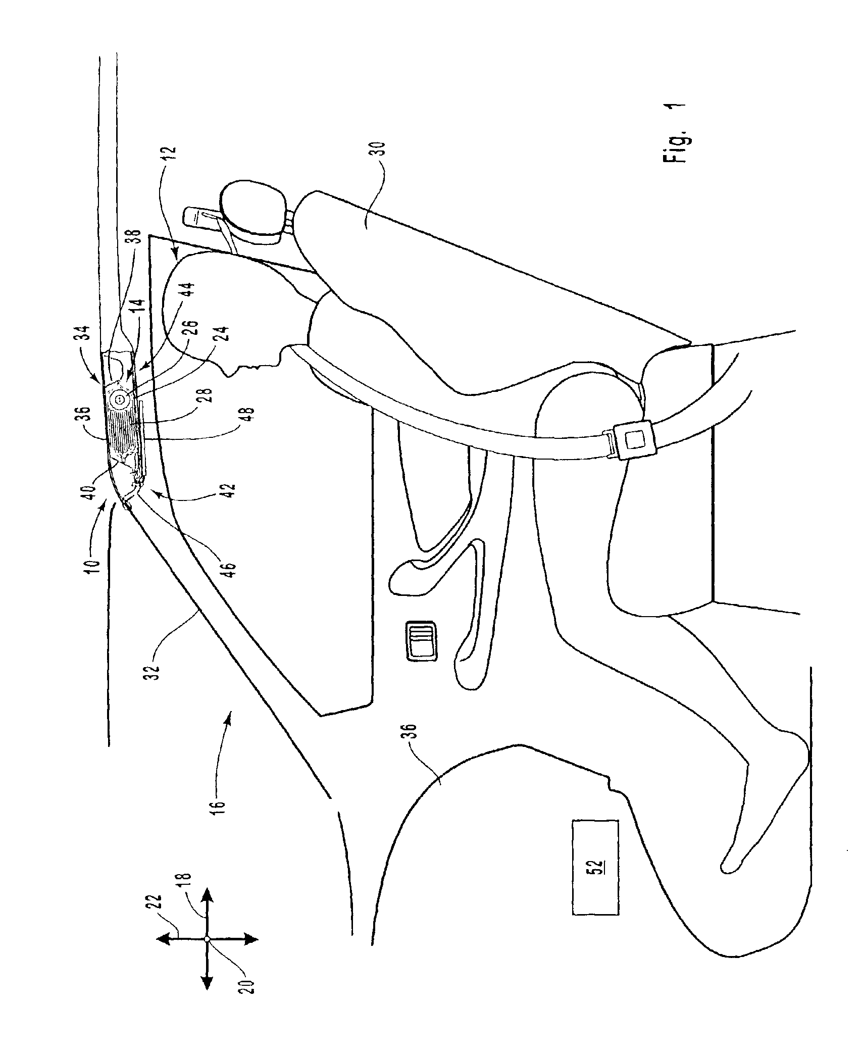 Overhead airbag deployment apparatus and method