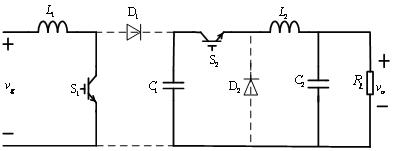Double-tube Buck-Boost type PFC (Power Factor Correction) converter based on one-cycle control