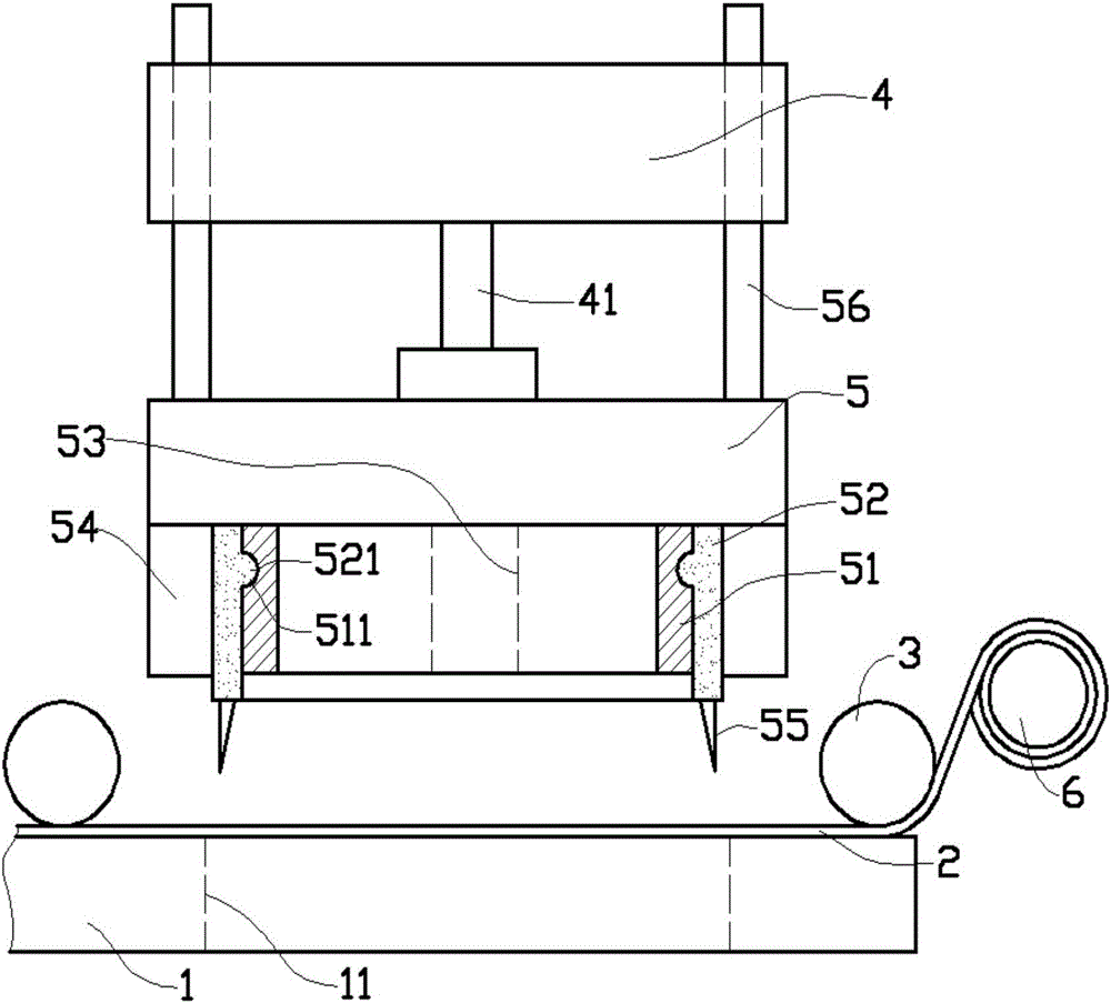 Cutting device realizing rapid forming