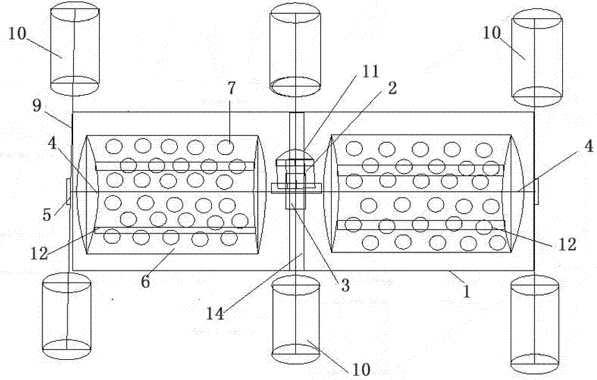 Pond culture biological membrane water purifier with bacteria strains and culture mediums and water purifying method