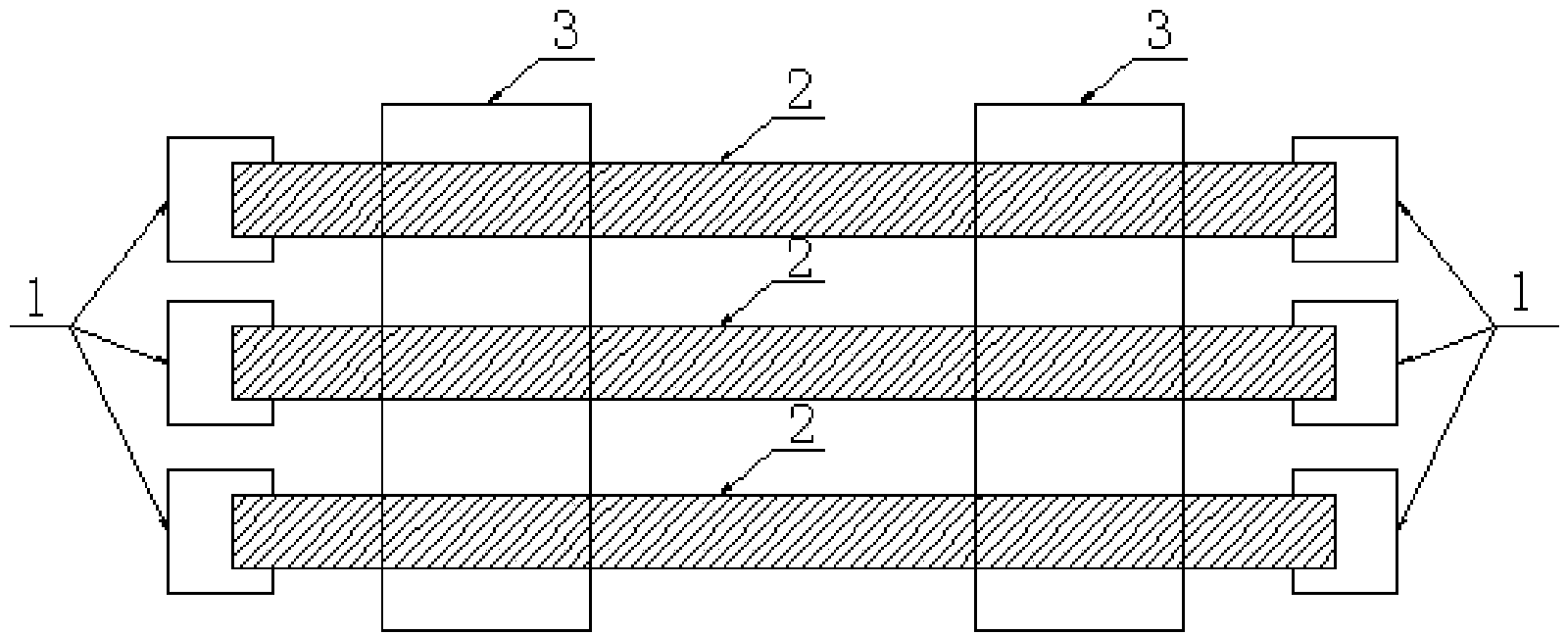 Casting method of sand core oil tube of internal combustion engine