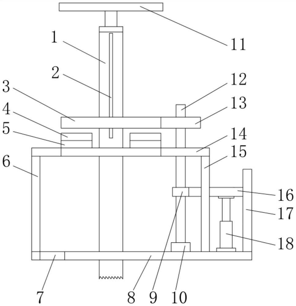 A heavy metal soil sampling device and its application method