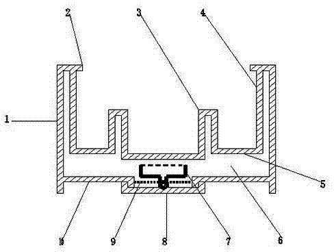 Rapid-heating efficient energy-saving pot with interlayer