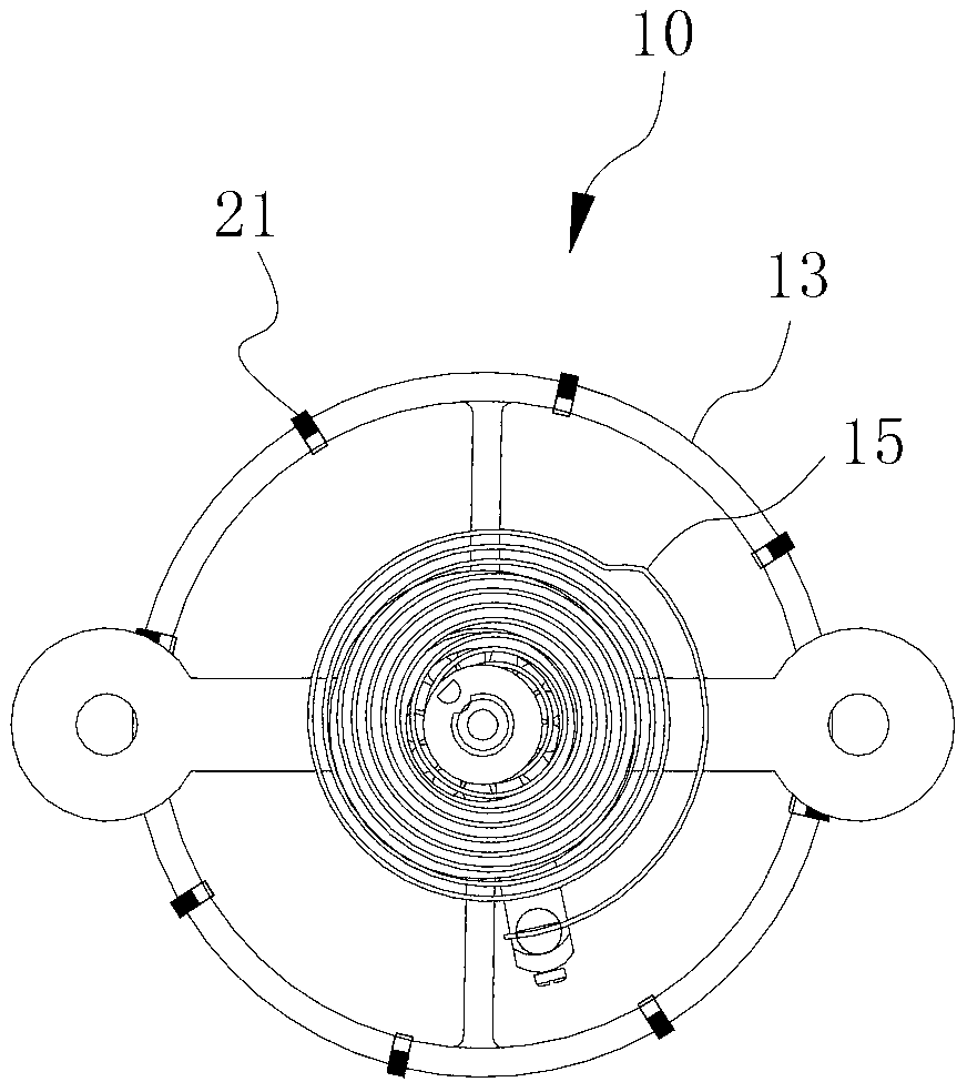 Balance wheel and hair spring mechanism used for mechanical watches and mechanical watch with same