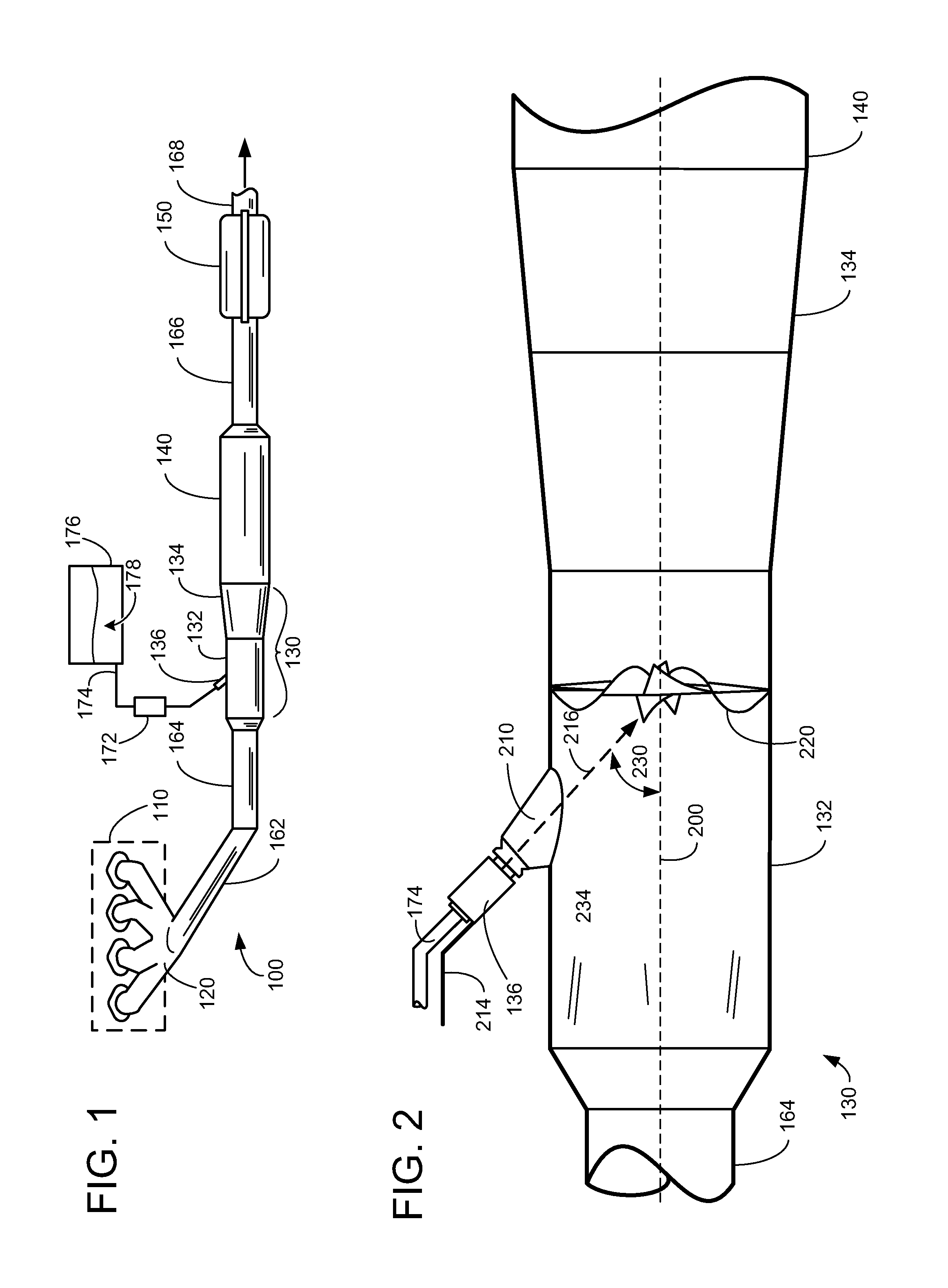 Exhaust system mixing device