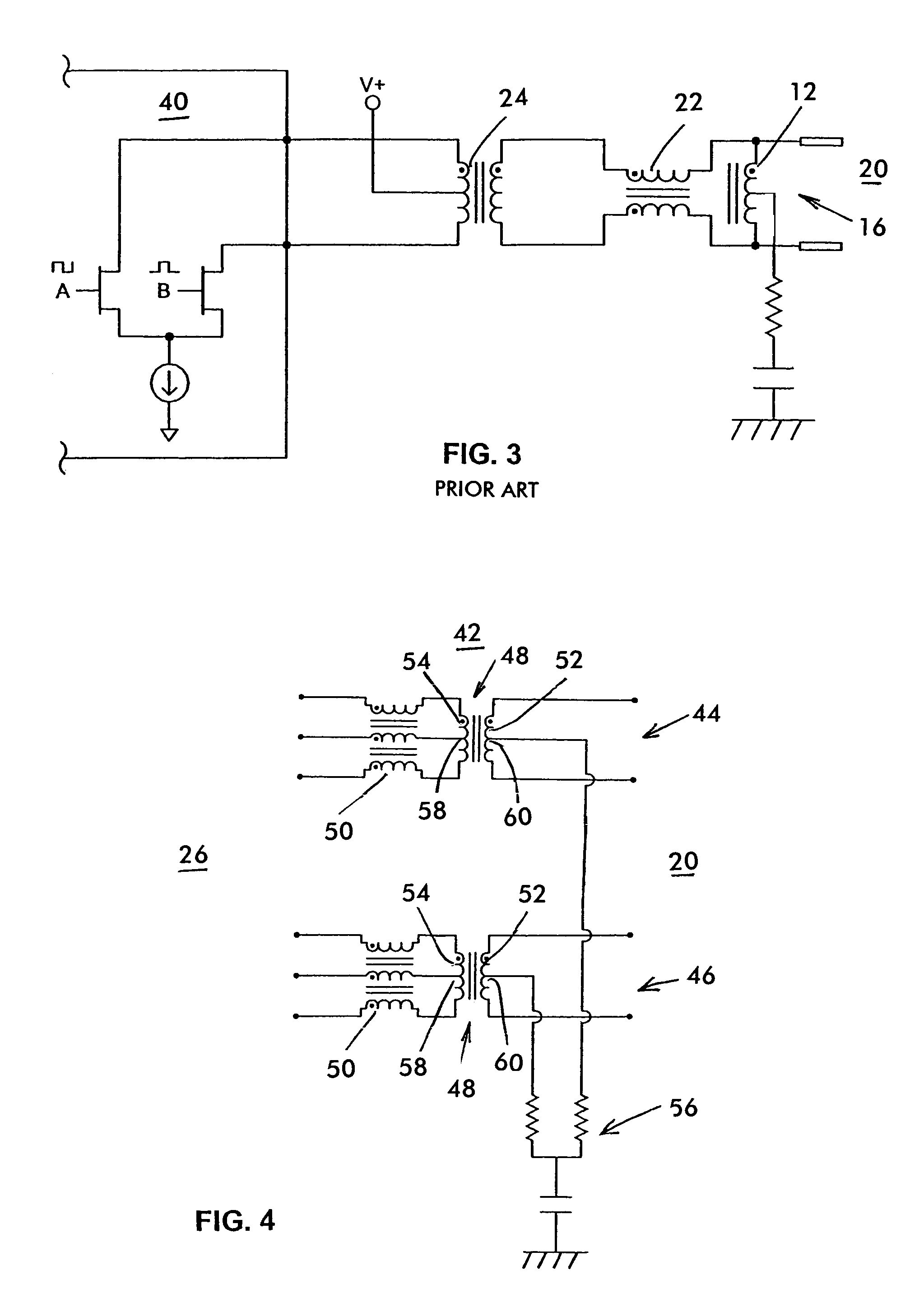 LAN magnetic interface circuit