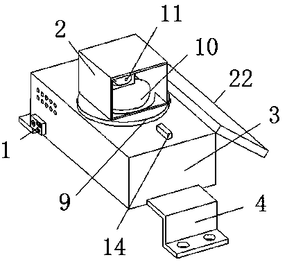 Air visibility monitoring system and method based on camera