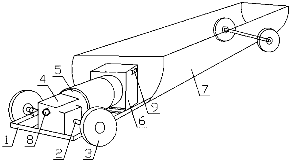 Quick escape device for tunnel engineering construction