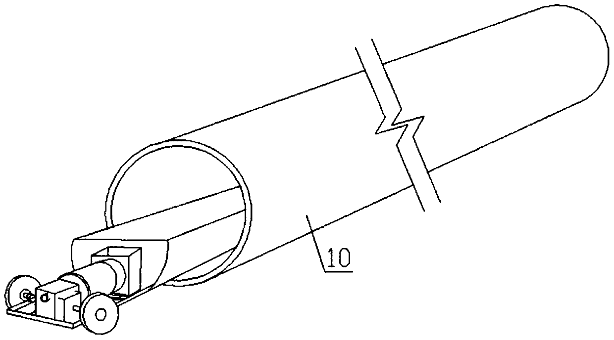 Quick escape device for tunnel engineering construction