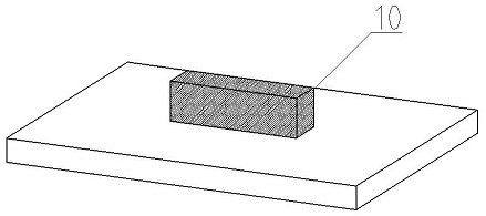 A nozzle for liquid beam electroforming of square-section metal structures