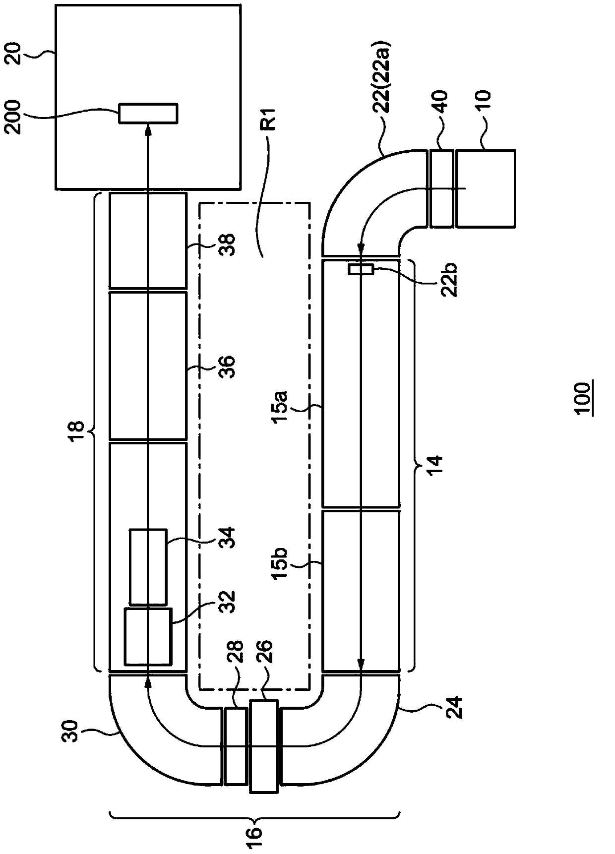 High-energy ion injection device