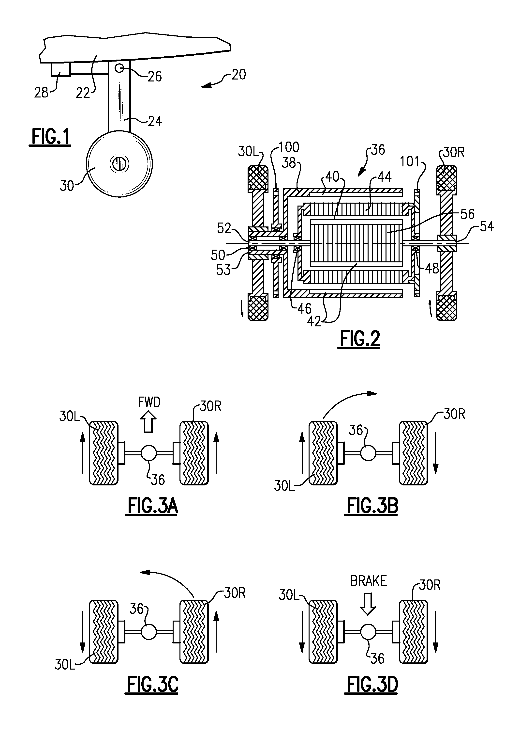 Transverse flux machine utilized as part of a combined landing gear system