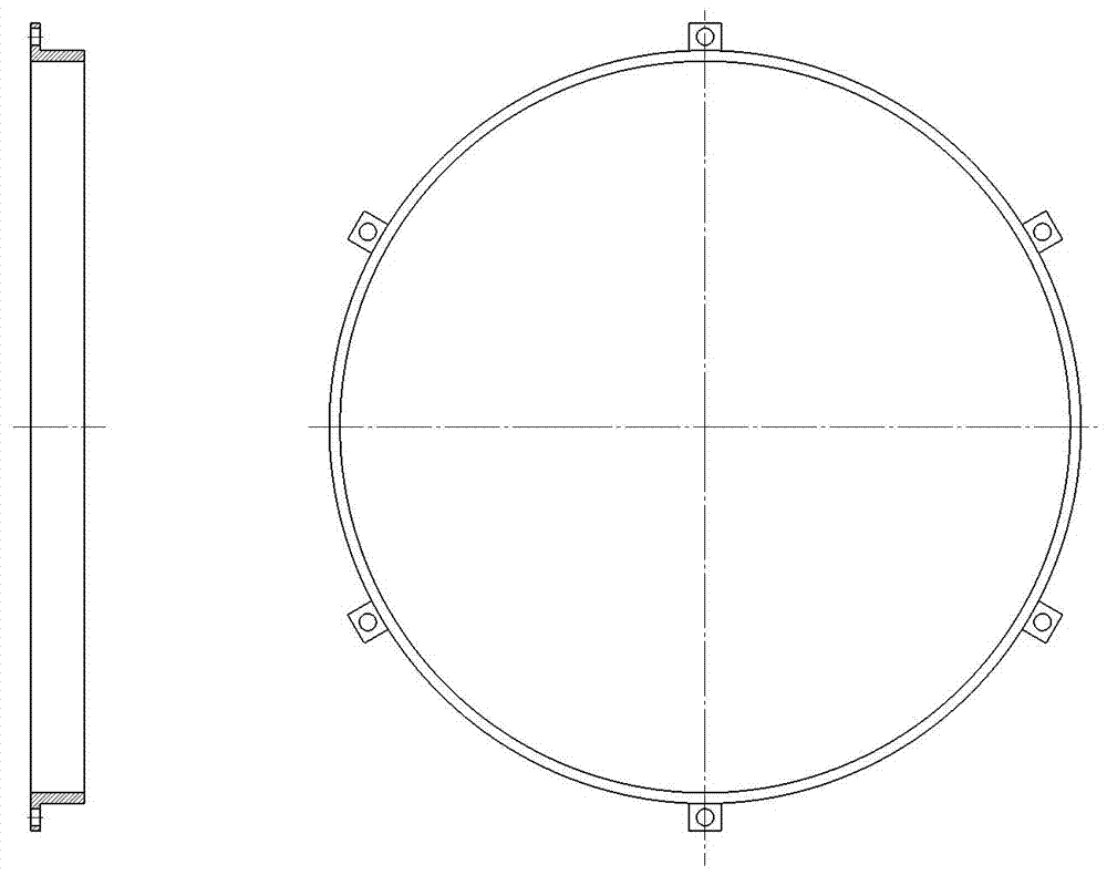 Anti-corrosion and abrasion resisting device of piston material pushing centrifugal machine