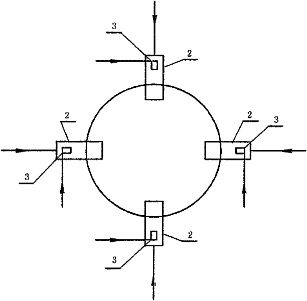 Method and device for removing sulfur dioxide and nitric oxide by combining dual-shaft clash smoke gas