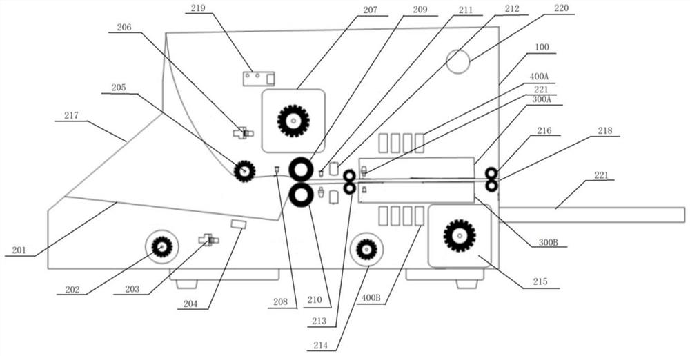 Automatic test question correcting and mark leaving device and control method thereof