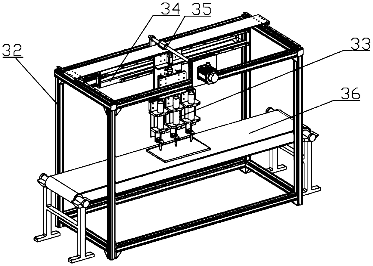 Automatic screw machine with three degrees of freedom