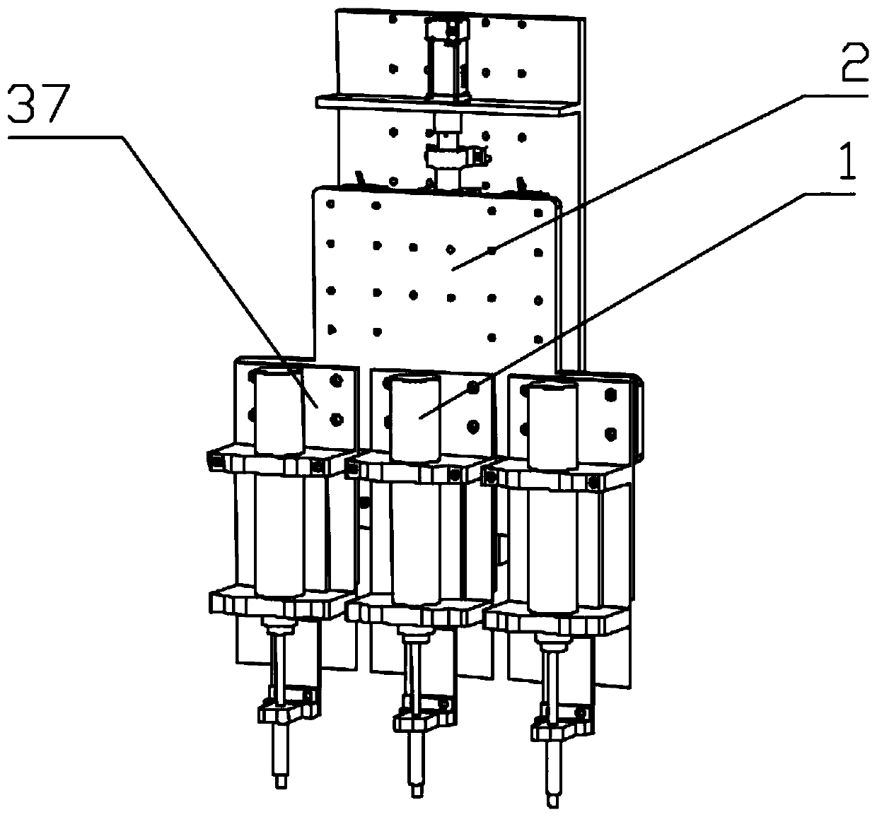 Automatic screw machine with three degrees of freedom