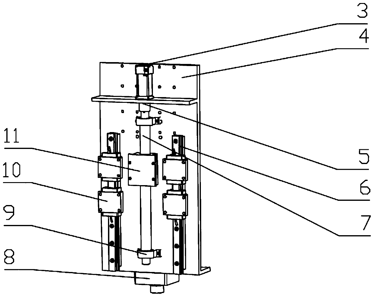 Automatic screw machine with three degrees of freedom