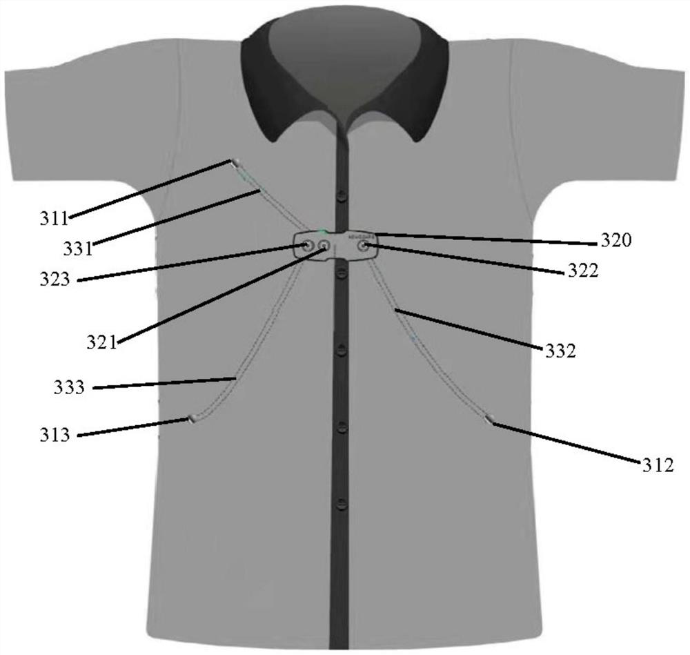 Electrocardiogram monitoring garment