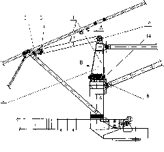 Protective device of elevating mechanism of stacker-reclaimer