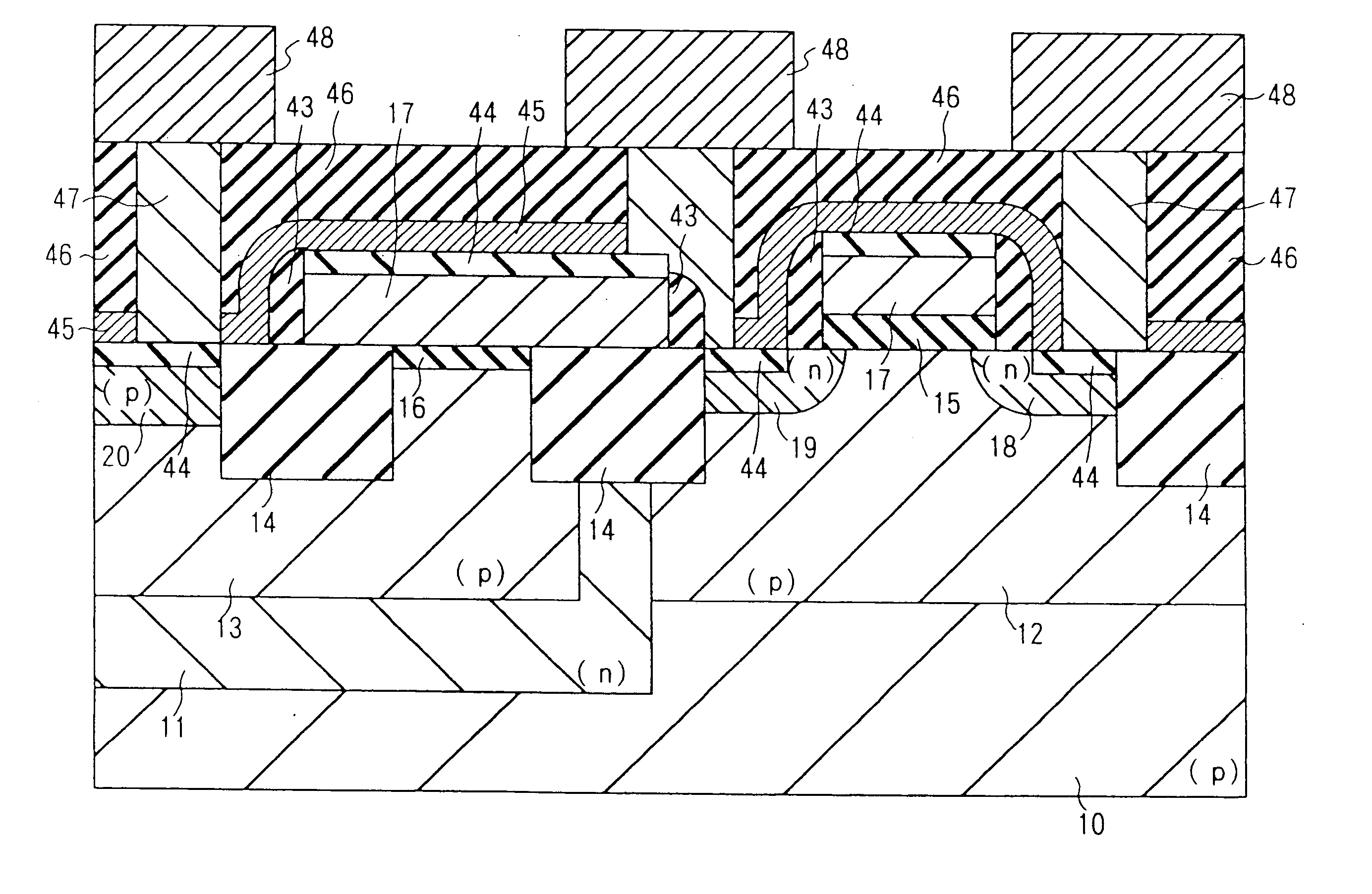 Semiconductor integrated circuit device and manufacture thereof
