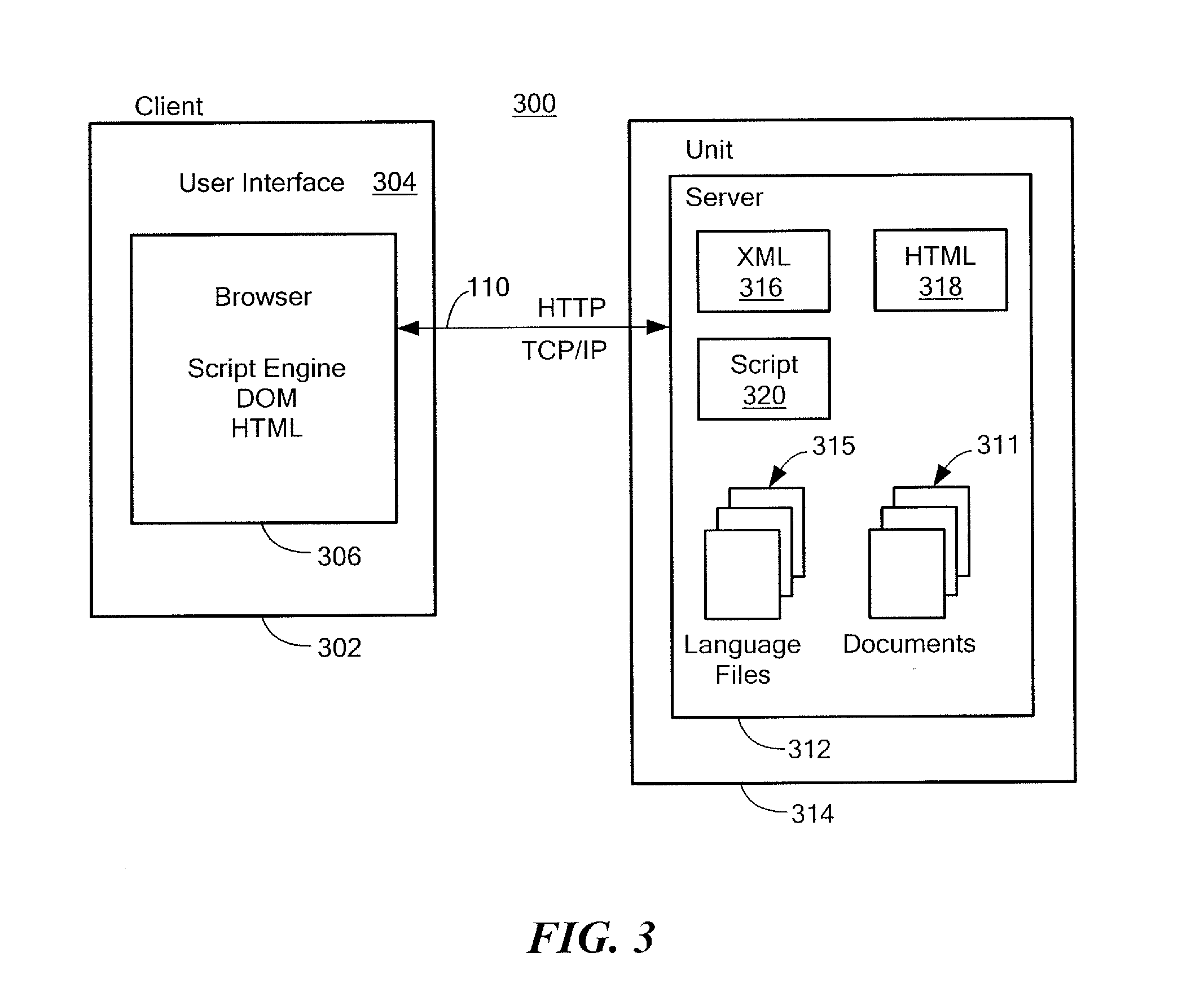 System and method to permit language independence for web interfaces