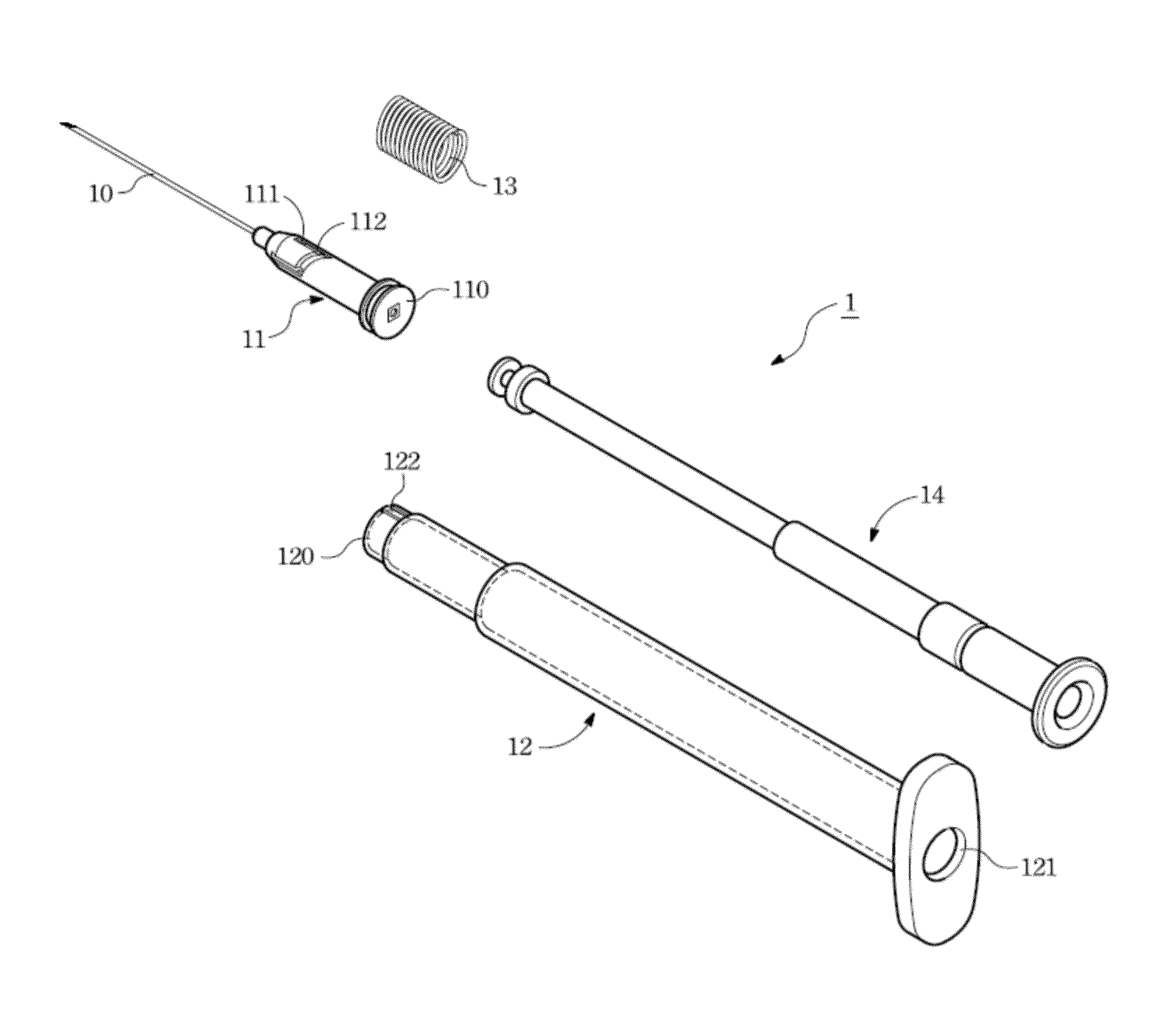 Automatically retractable medically safety injector and plunger combination thereof