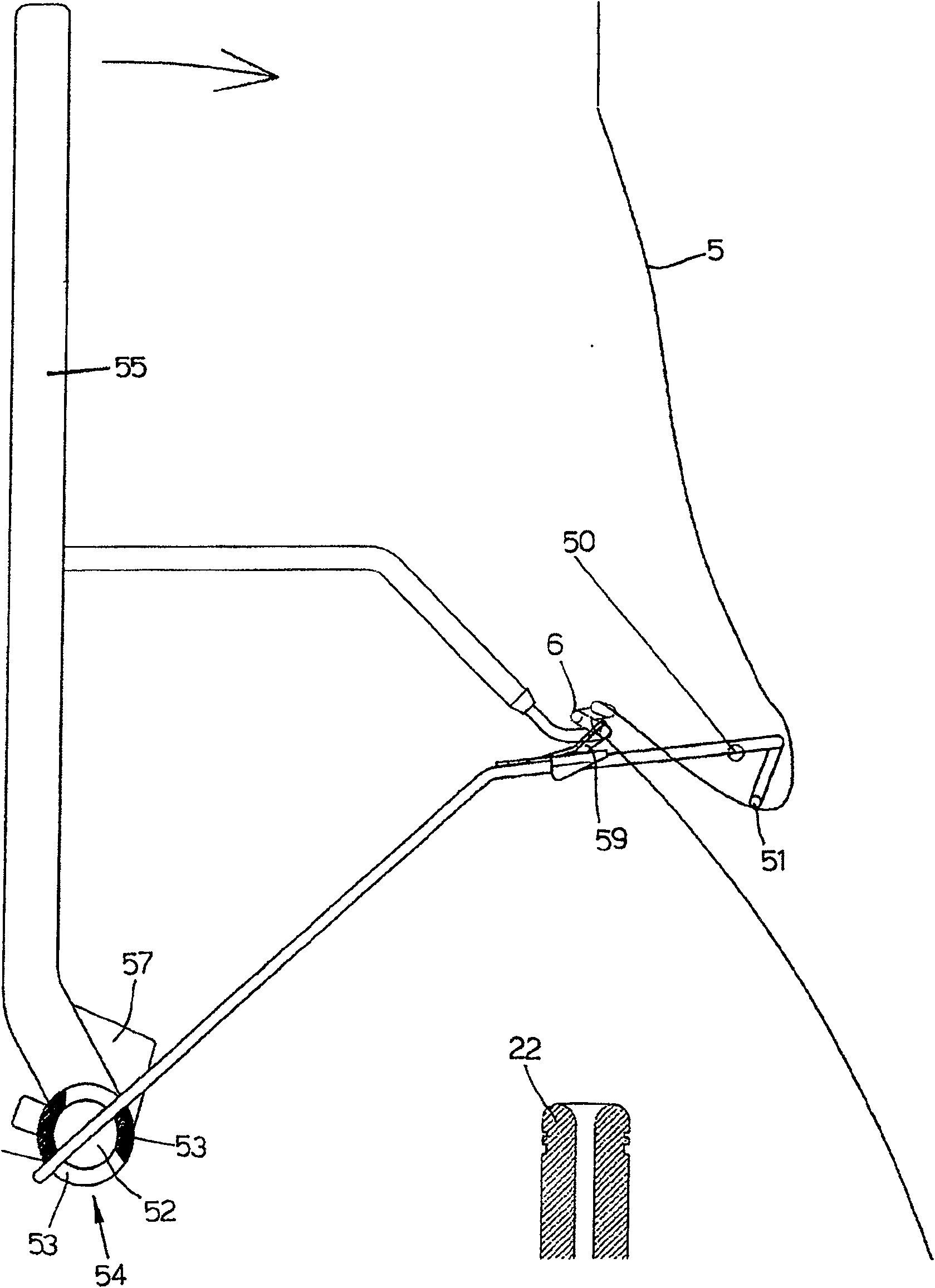 Blocking device of the unwinding of threads from the feeding bobbins of a double-torque twister