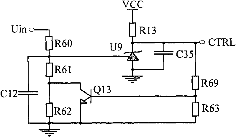 Constant current driving circuit, LED light source and locomotive light