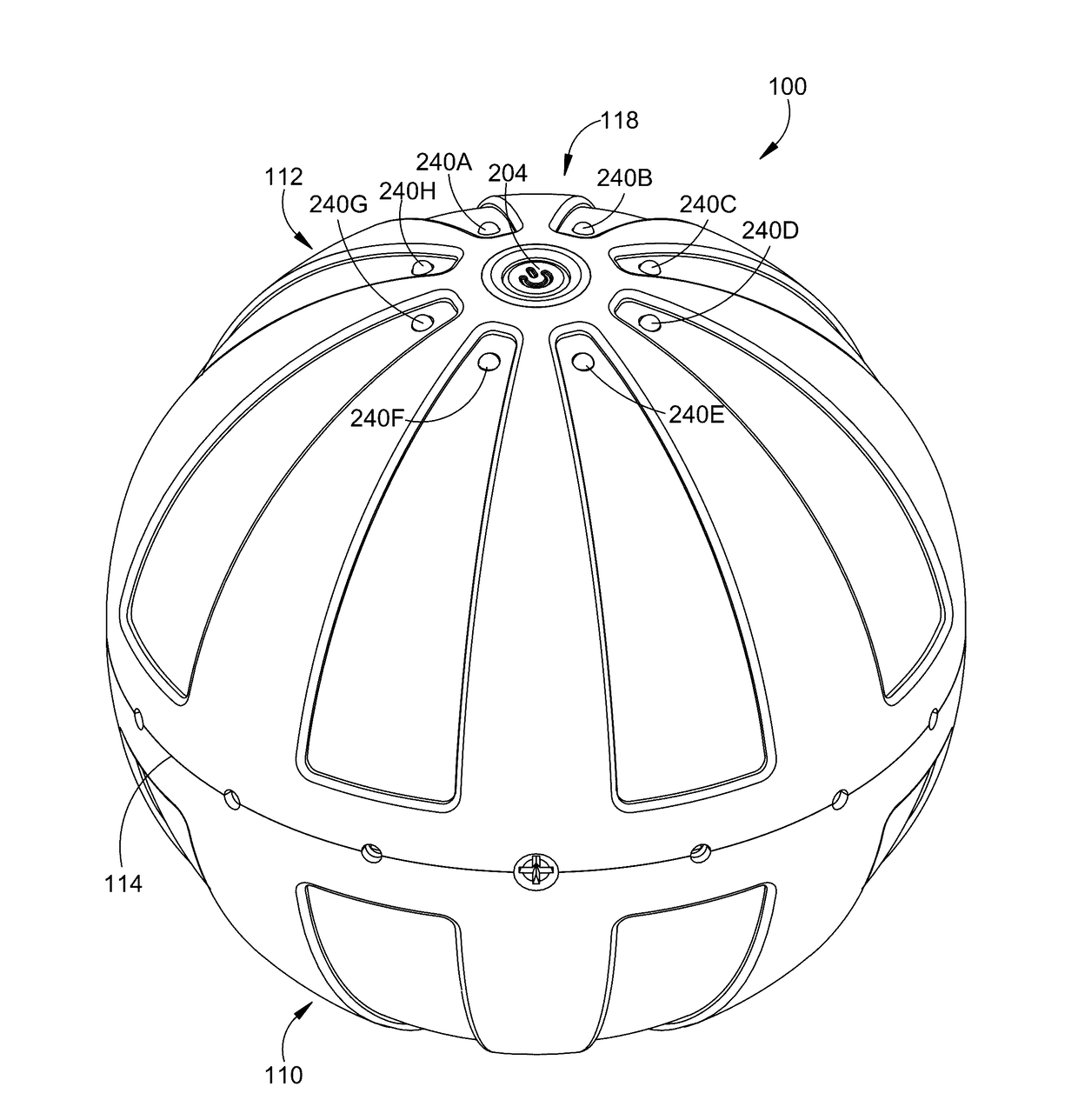 Vibrating fitness ball