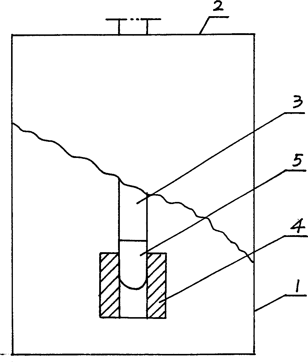 Electric arc preventing method and transitional quencher with the same method