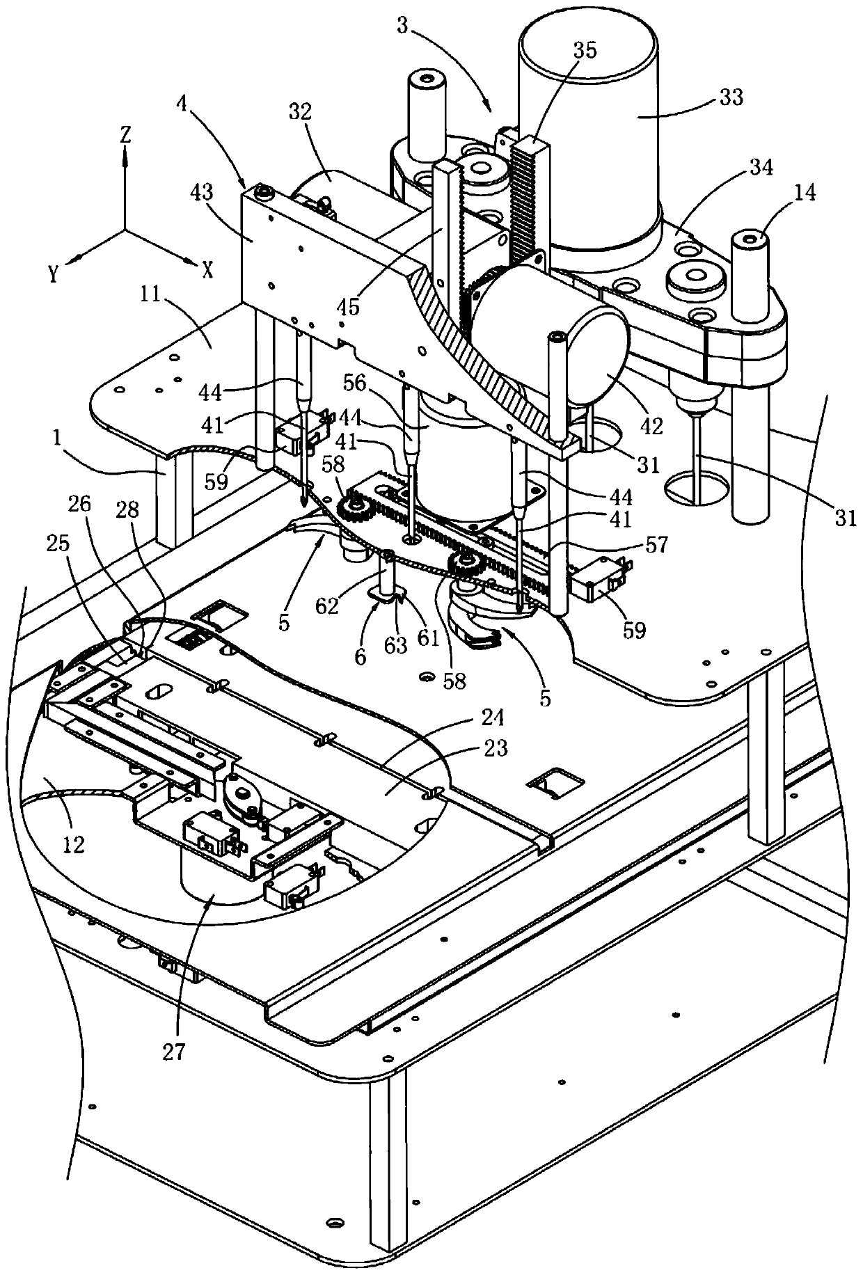 Multi-hole automatic threading and winding thread-bound file binding machine