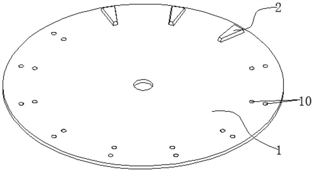 Watch dial plate convex punching processing technology