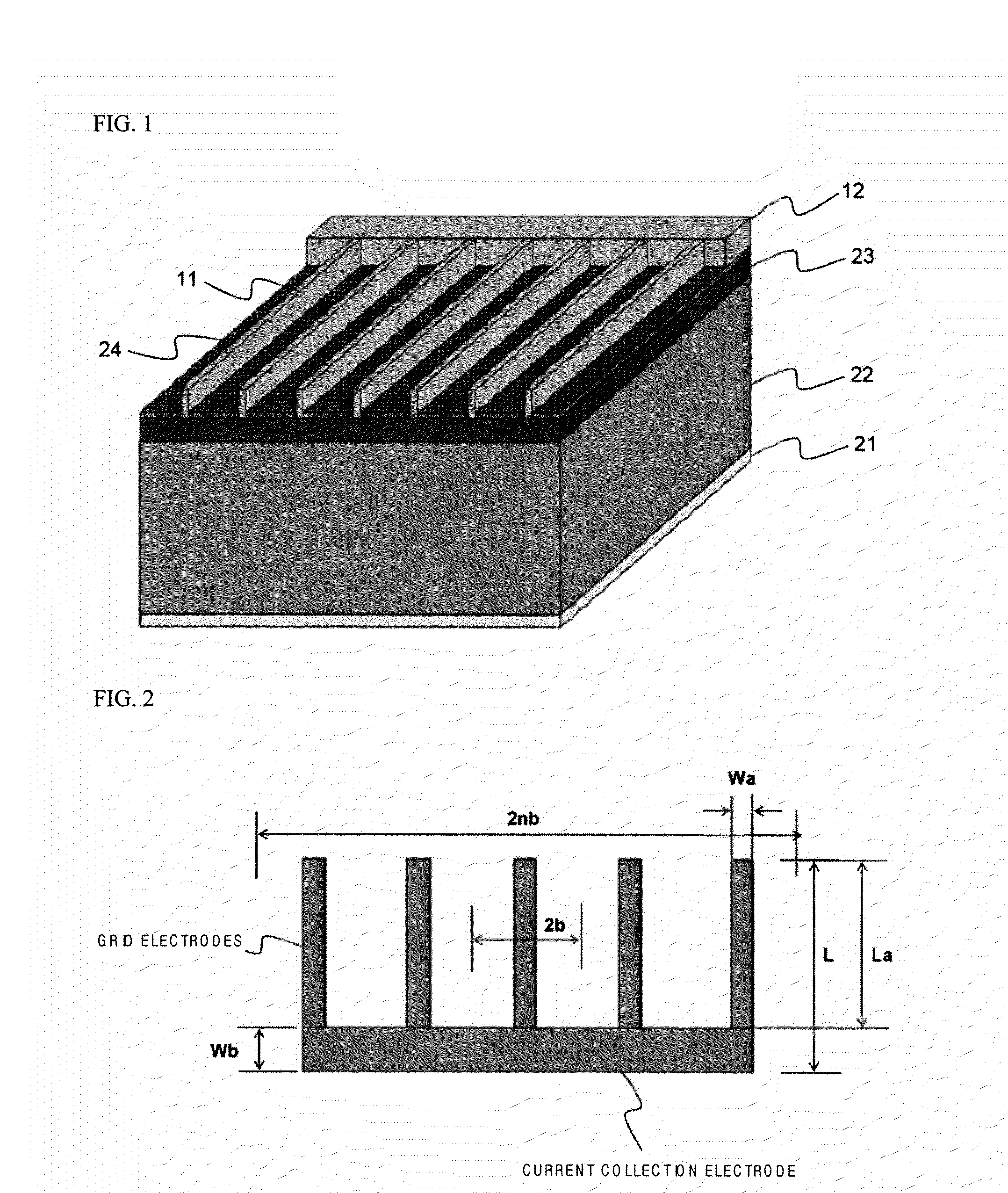 Front electrode for solar cell having minimized power loss and solar cell containing the same