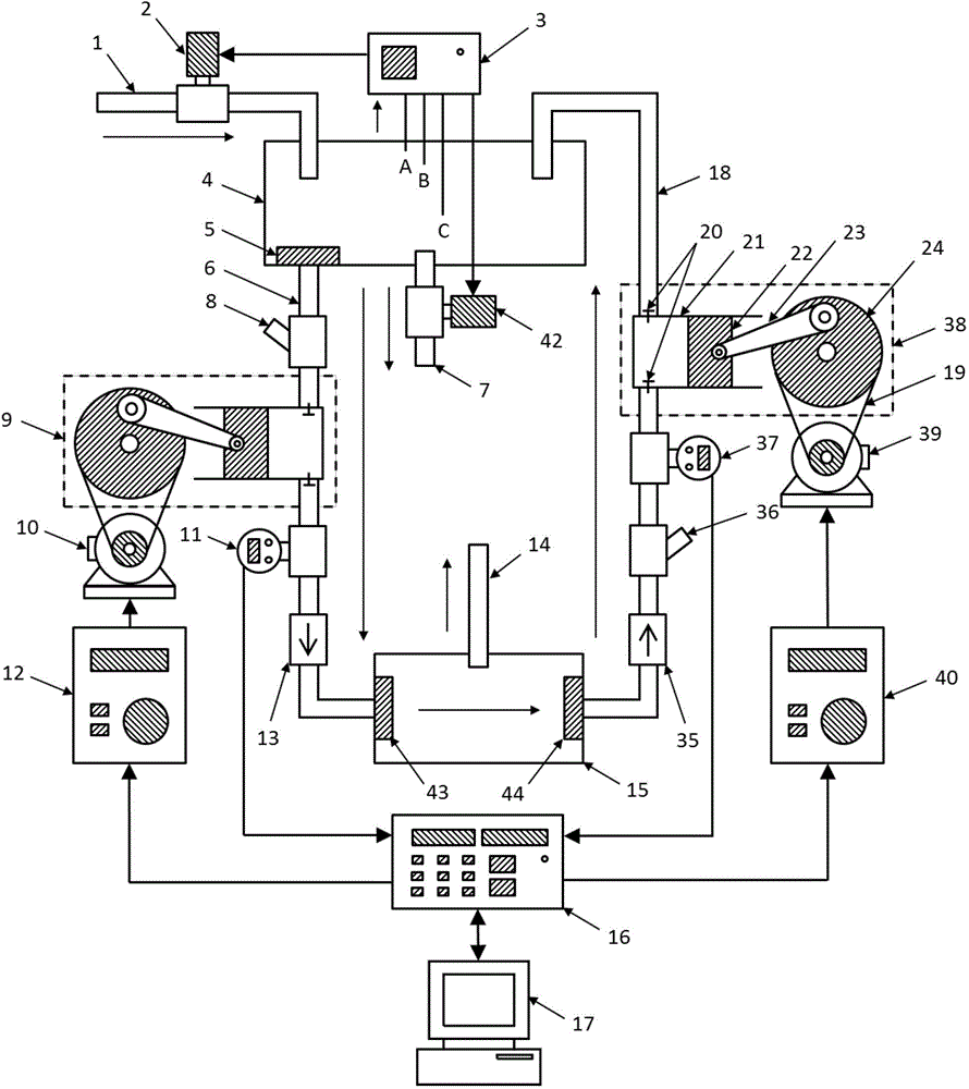 Aqueous structure conduction water flow control device and its working method