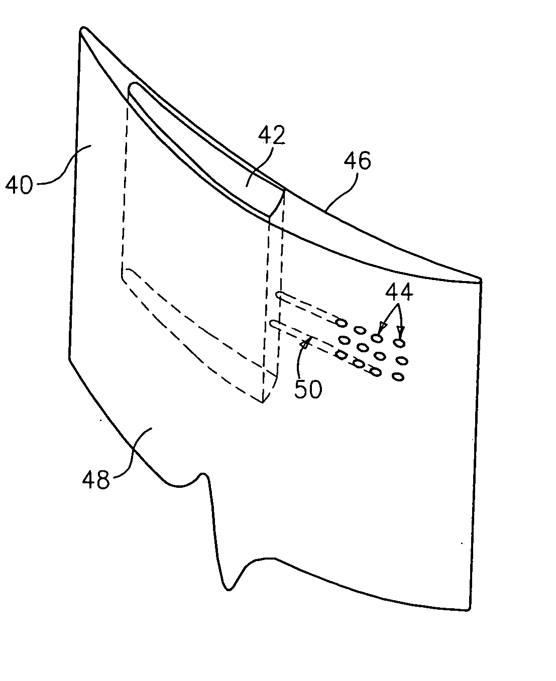 Airfoil surface impedance modification for noise reduction in turbofan engines