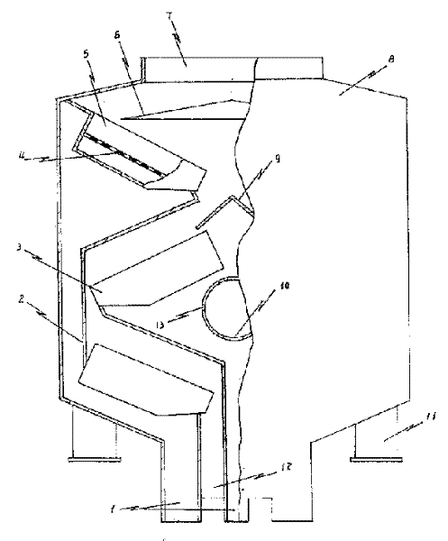 Method of reducing area covered by vibrating sieve and vibrating sieve