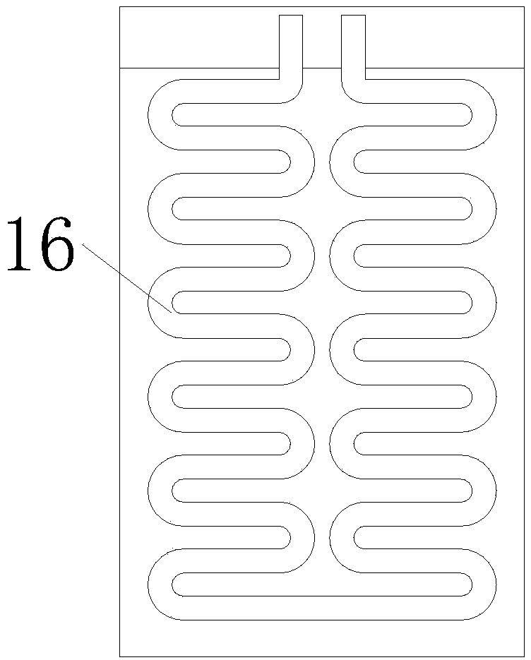 Water bed with function of automatic temperature adjustment