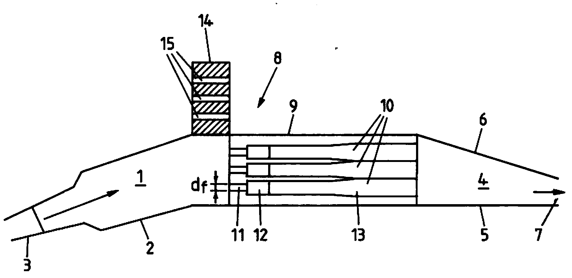 Head box for a paper machine