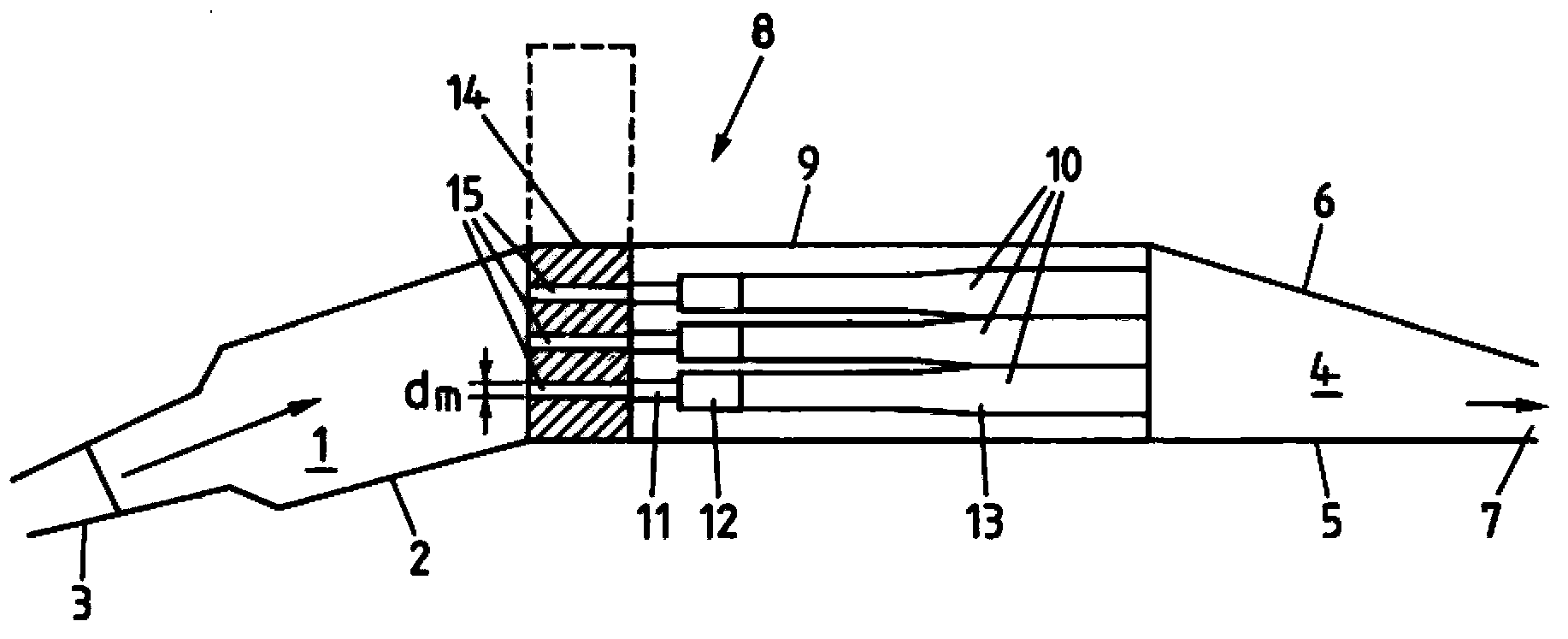 Head box for a paper machine