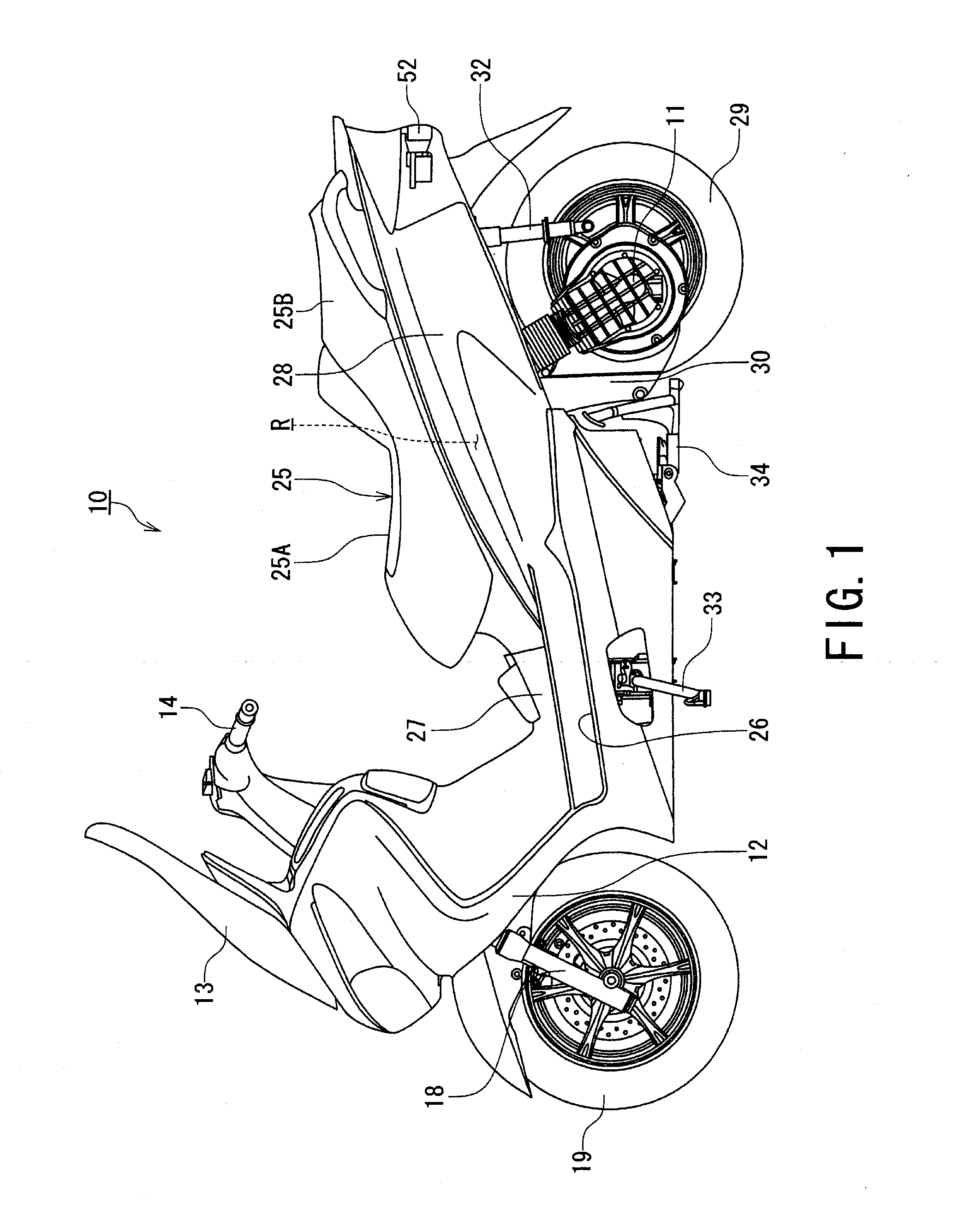 Air supply and exhaust structure for fuel cell