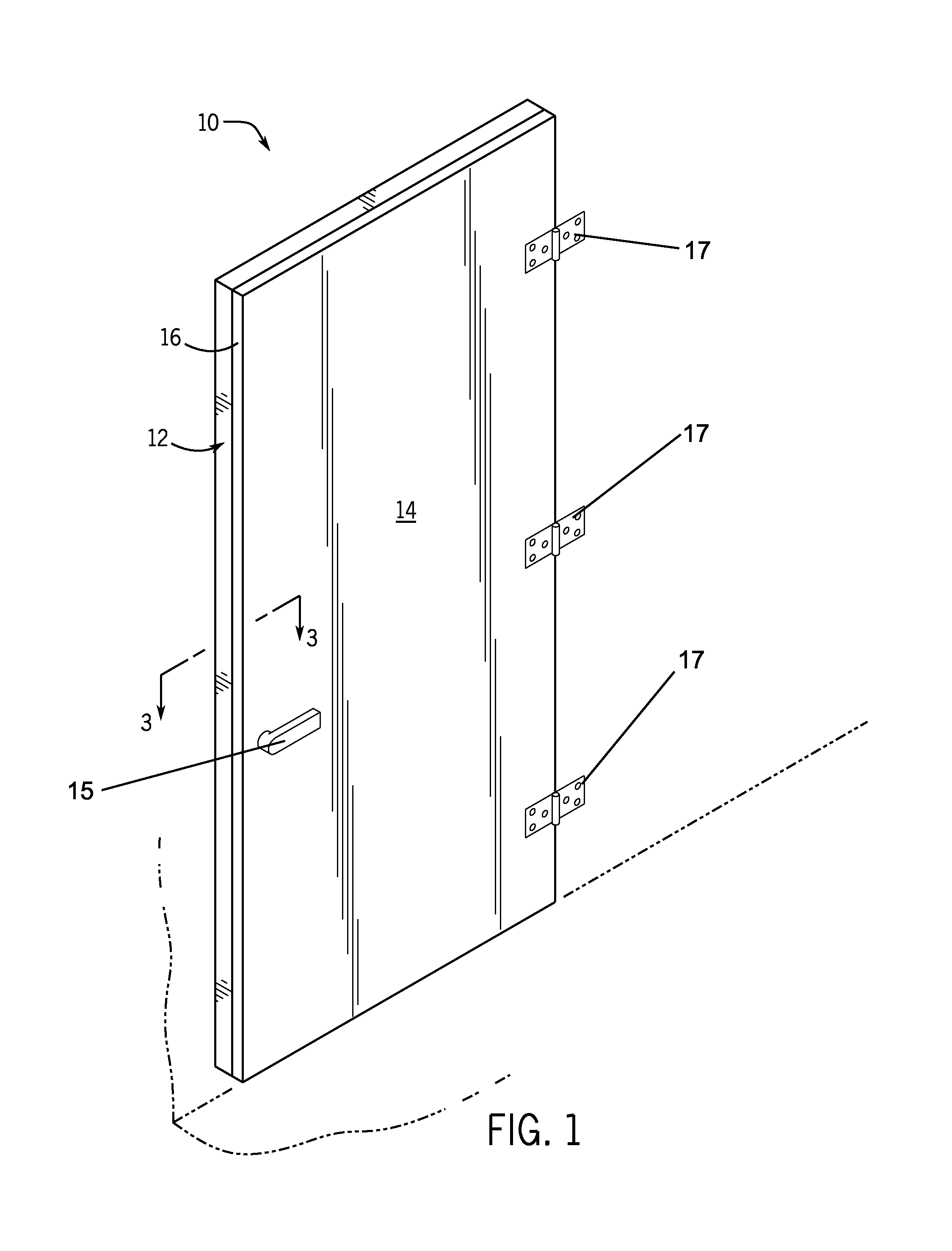 Constant force spring perimeter seal for an electromagnetic shielded door