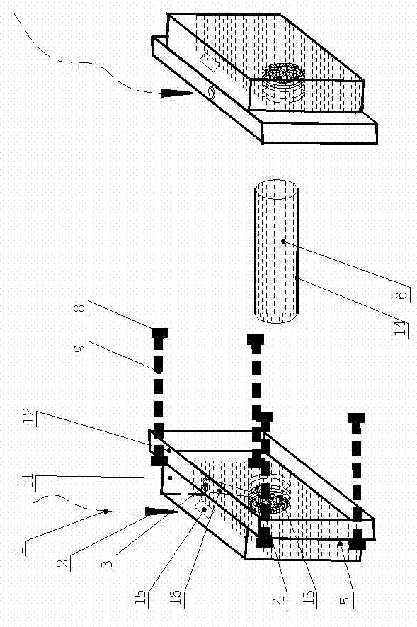 Real-time monitoring device and method for freezing-thawing damage of rock
