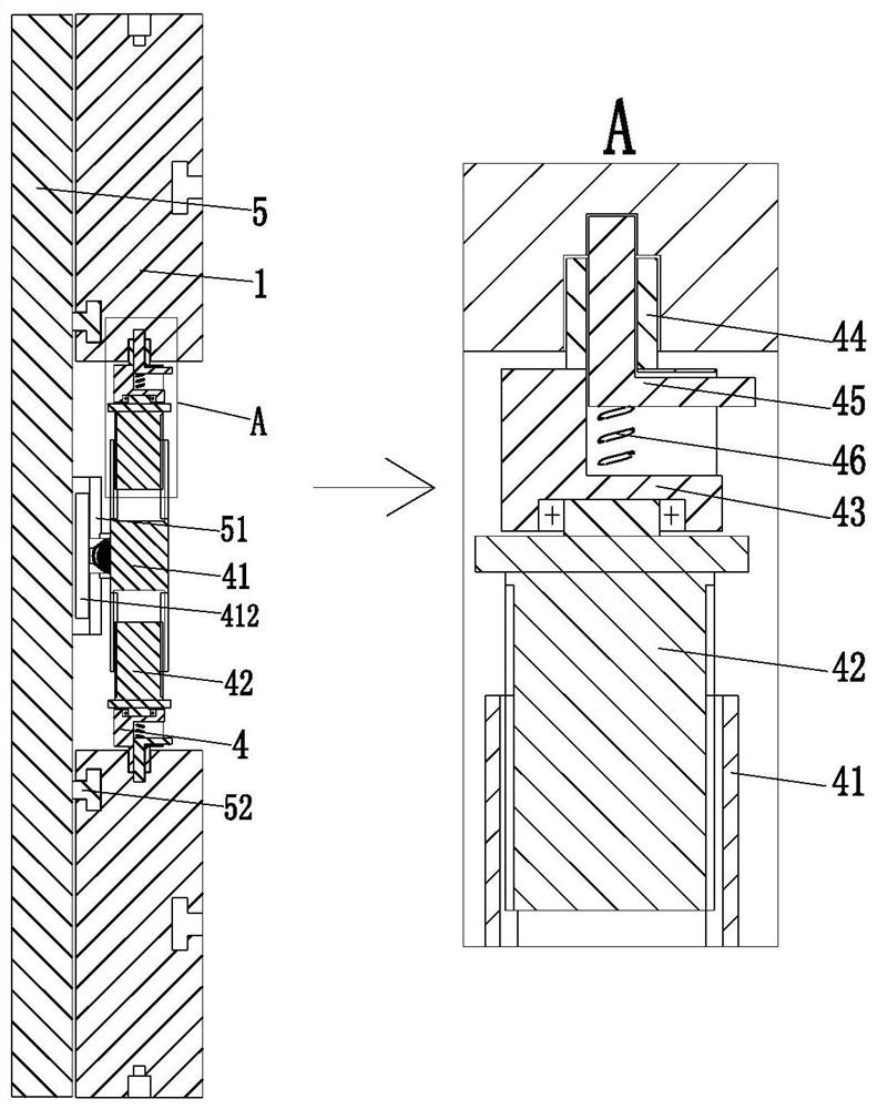 Temporary support structure for foundation pit construction and temporary support construction method