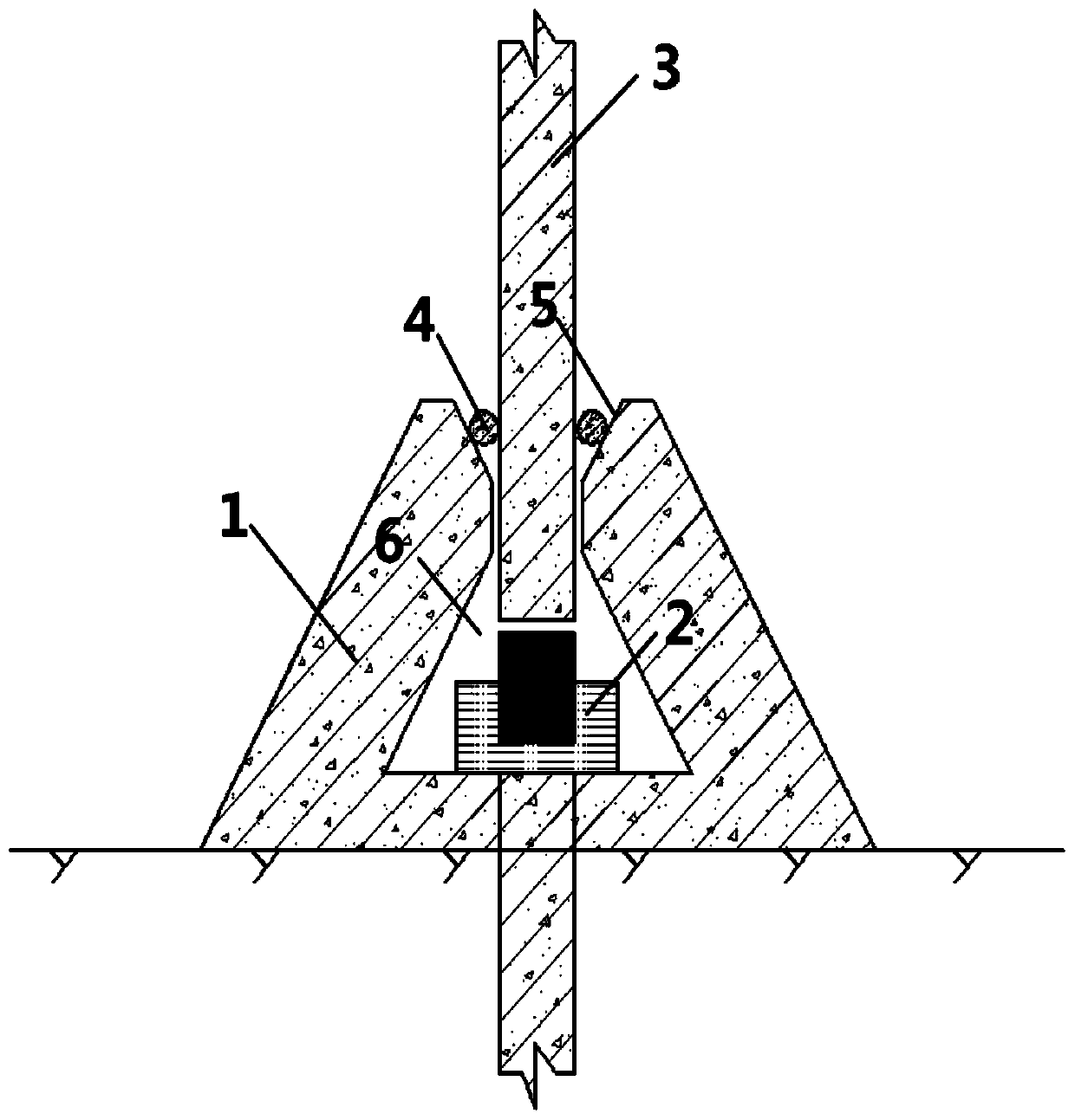 A device for reverse demolition of dense high-rise buildings and its application method