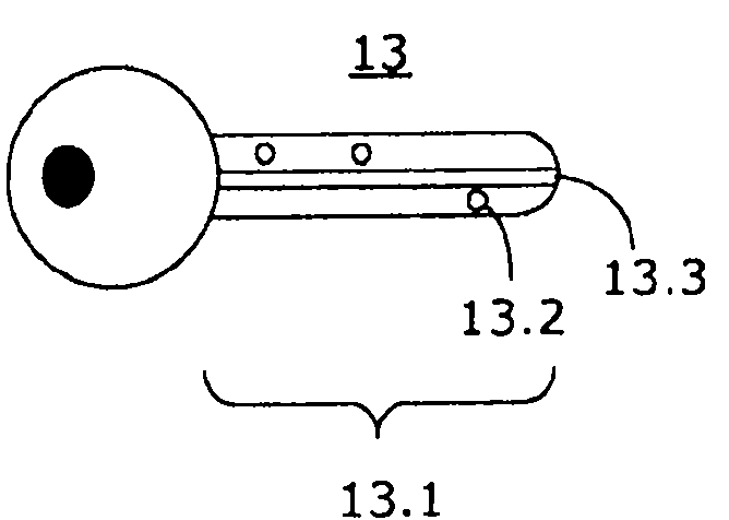 Key switch for installation in a drive device and method for operating the key switch