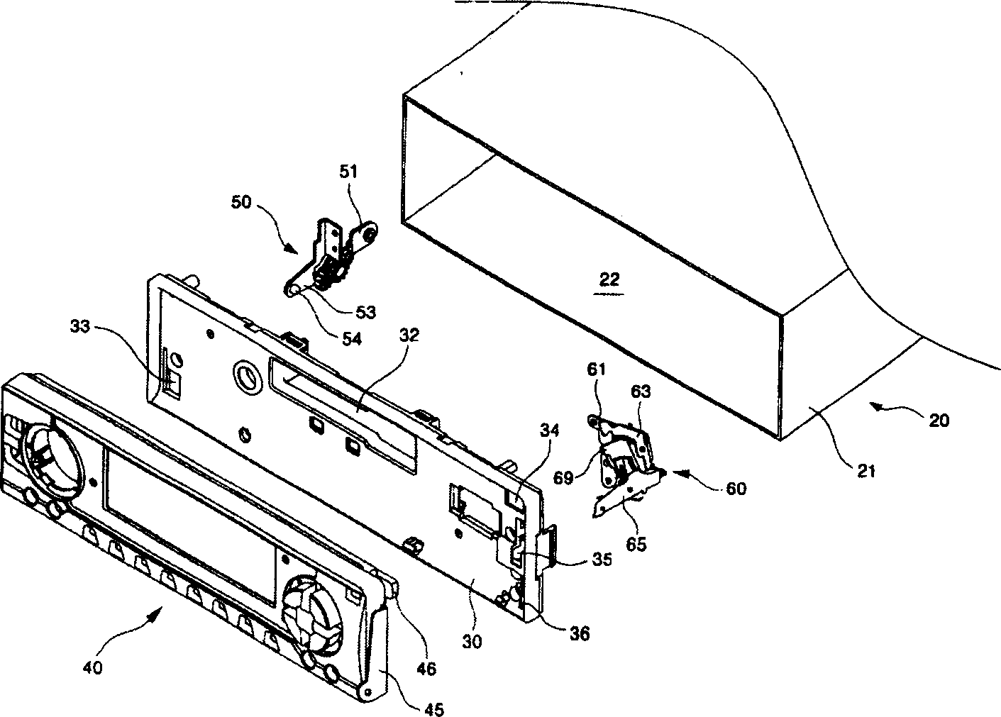 Lock-stopping hinge assembly and sound apparatus using same to realize lower-flicking mode