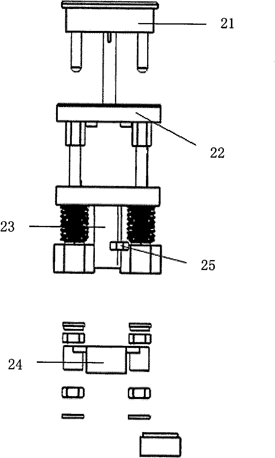 Intelligent detection system and detection method of press plate position