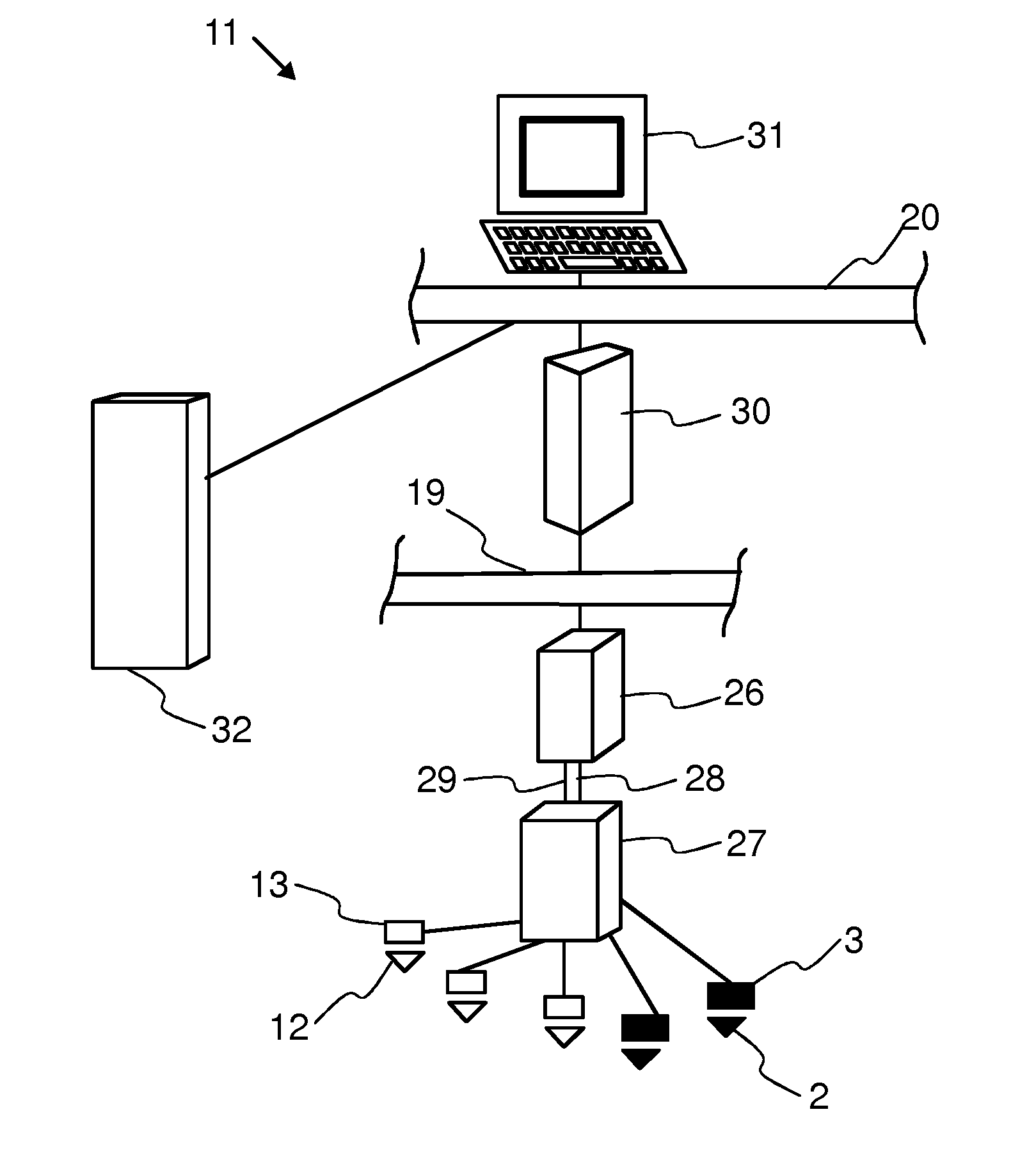 Method for controlling a process and for monitoring the condition of process equipment, and an automation system